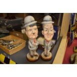 Pair of Laurel & Hardy figures