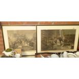 2 Etchings 'The Rent Day' and 'The Boy with many friends'