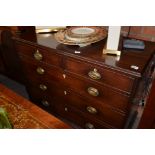 Georgian Mahogany 4 ht chest