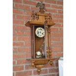 Walnut small Vienna clock