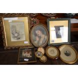 Group of Victorian paintings and engravings
