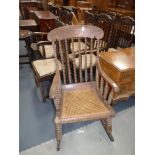 Victorian Mahogany rocking chair