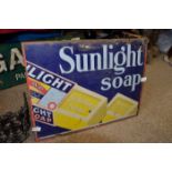Sunlight soap enamel advertising sign 60cm x 47cm