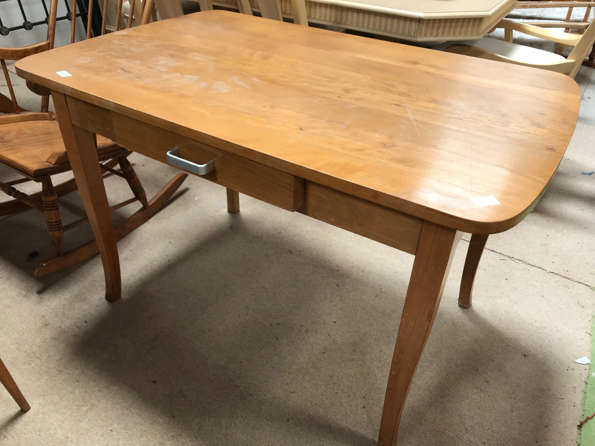 Kitchen table with drawer