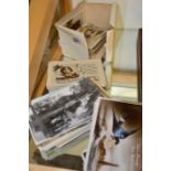 Box of Vintage postcards