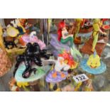 5 x Disney showcase My Little Mermaid figures incl Ariel & Ursula