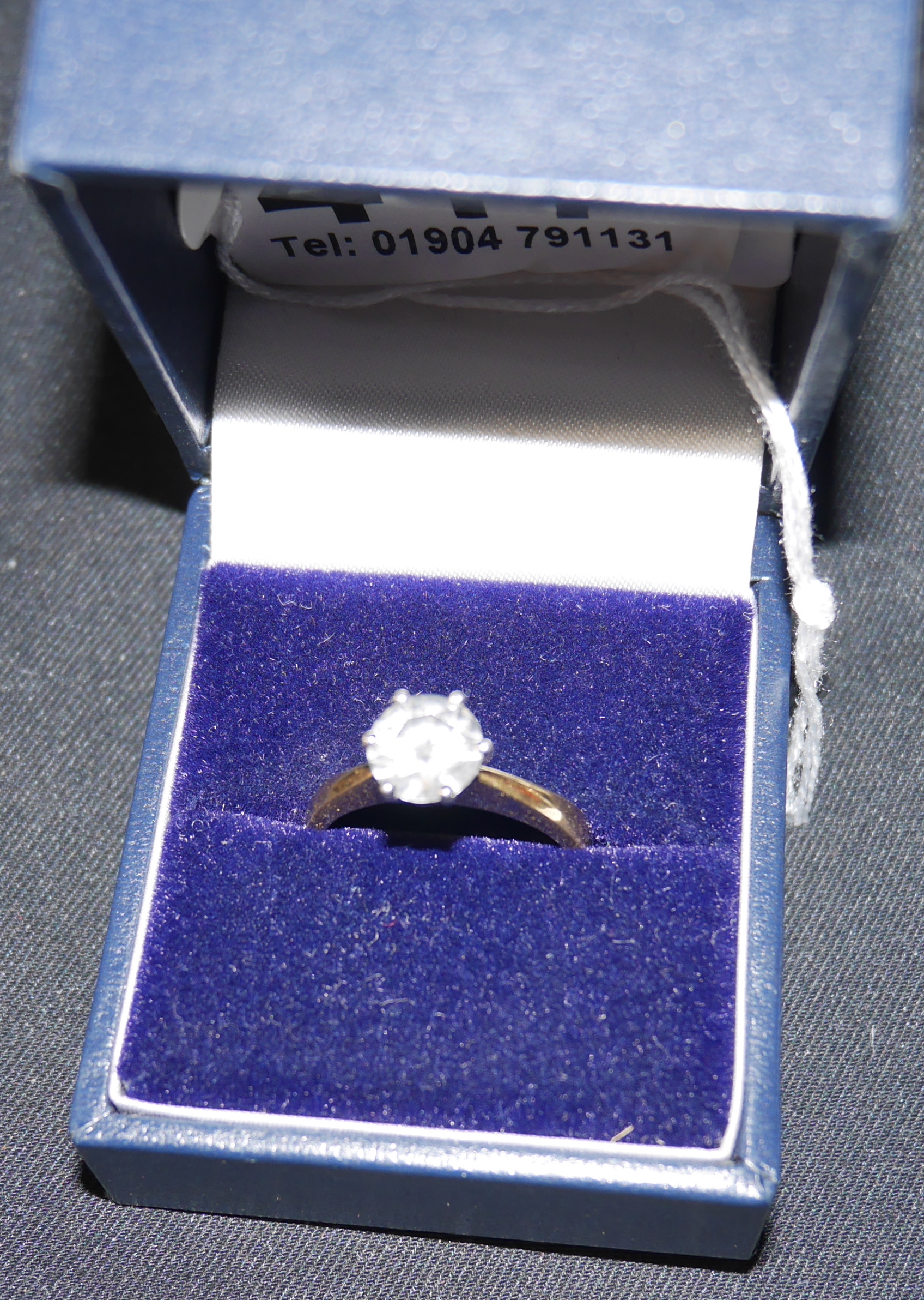 18k 1.2ct diamond rose cut ring - Image 2 of 2