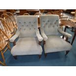 Pair of Howard style chairs