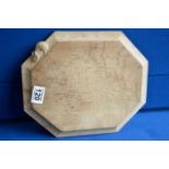 Octagonal mouseman chopping board