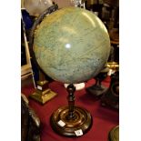 Merzbach & Flak 1881 antique globe diameter 35cm in excellent condition