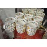 Set of six Minton Haddon Hall mugs