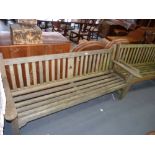 2 x garden benches