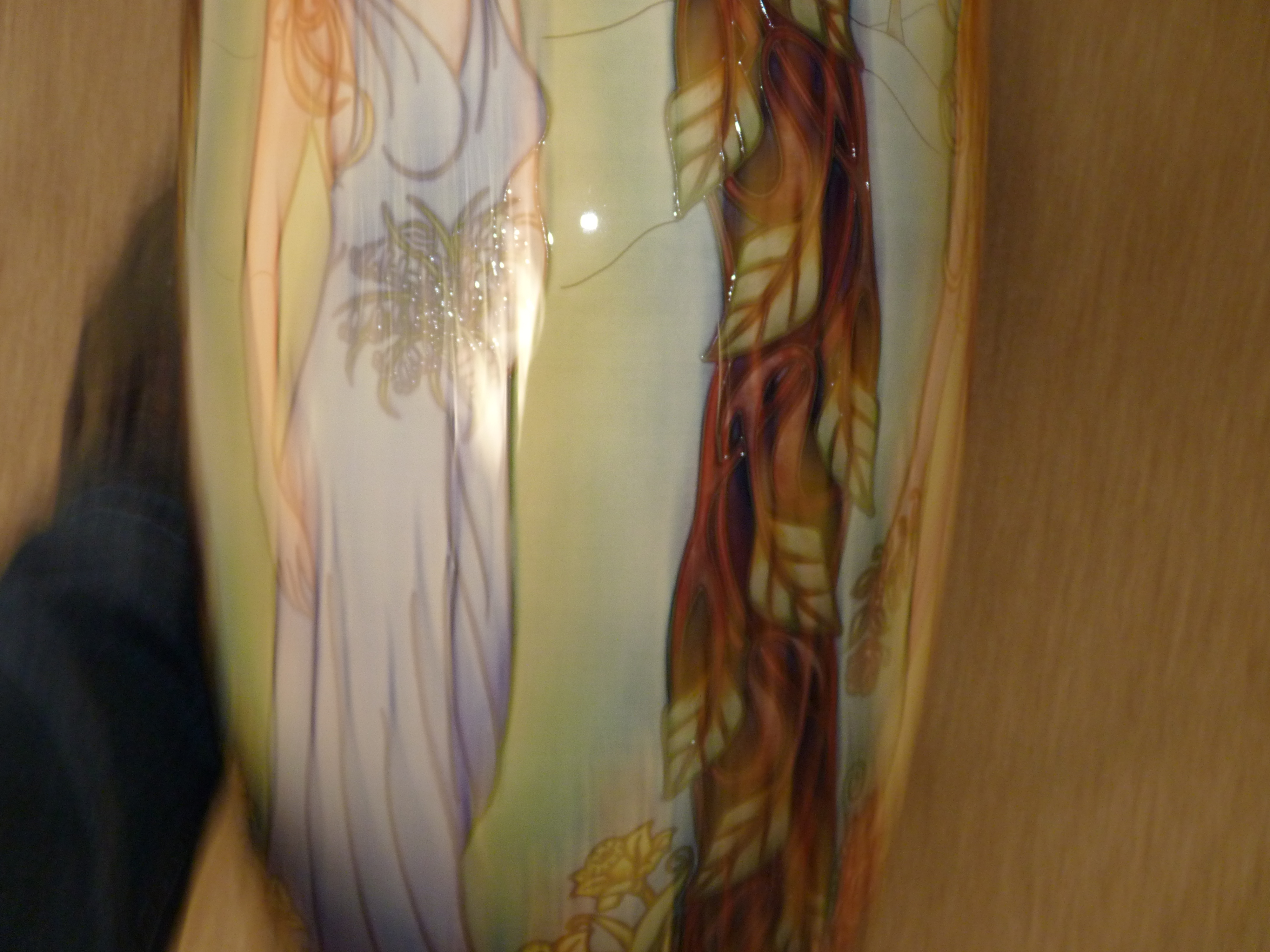 Large 65cm Moorcroft 'Belle femmes' / four seasons vase in excellent condition - Image 8 of 9