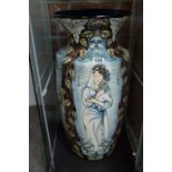 Large 65cm Moorcroft 'Belle femmes' / four seasons vase in excellent condition
