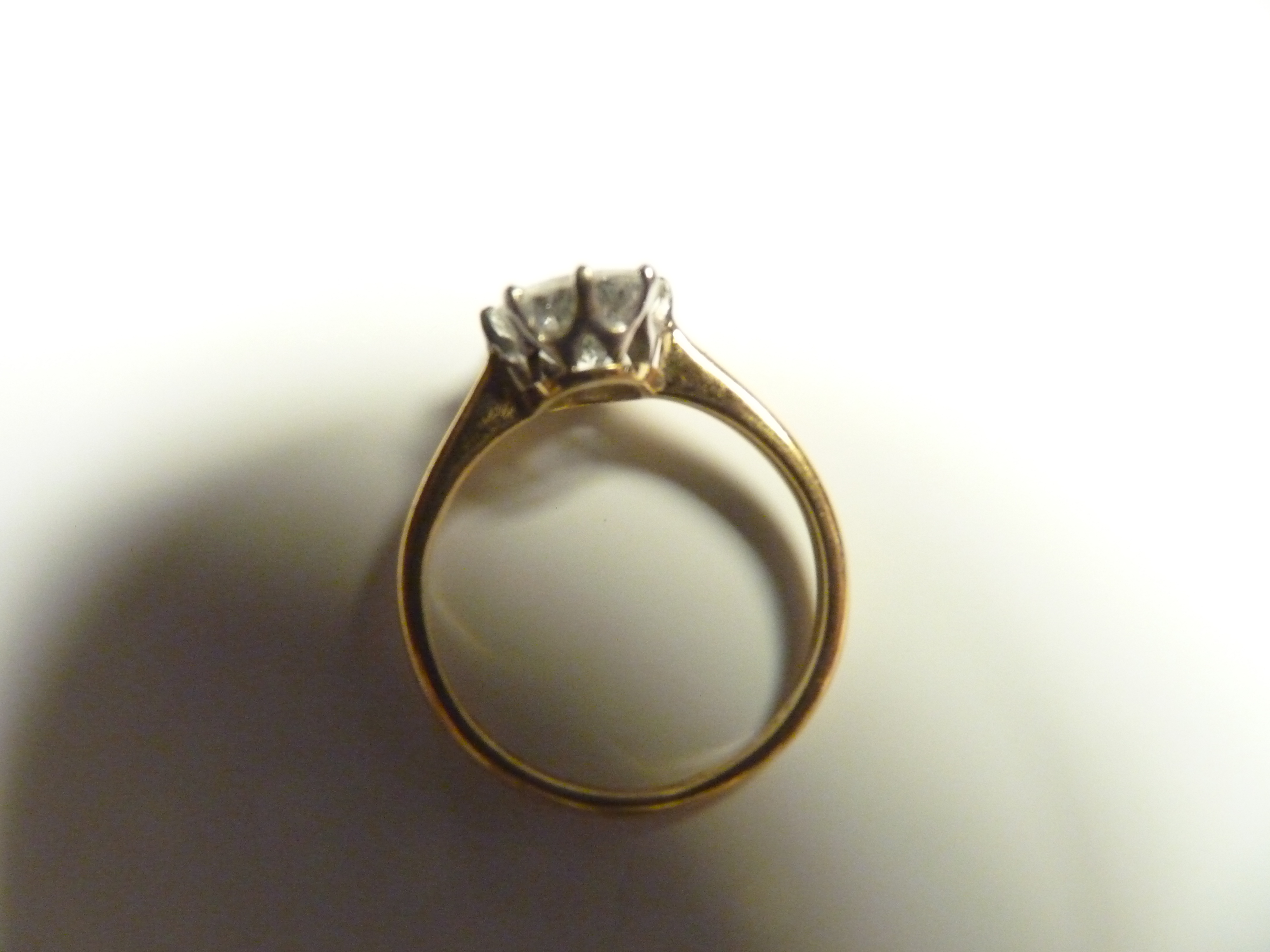 2.5ct Diamond solitaire on 18k size o-p - Image 6 of 10