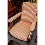 Victorian mahogany Gents chair