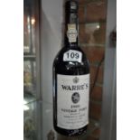 Warre's 1980 bottle of vintage port