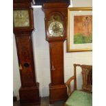 Longcase oak clock by Thomas Travis, Thorne 1775