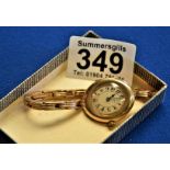 9ct gold ladies watch