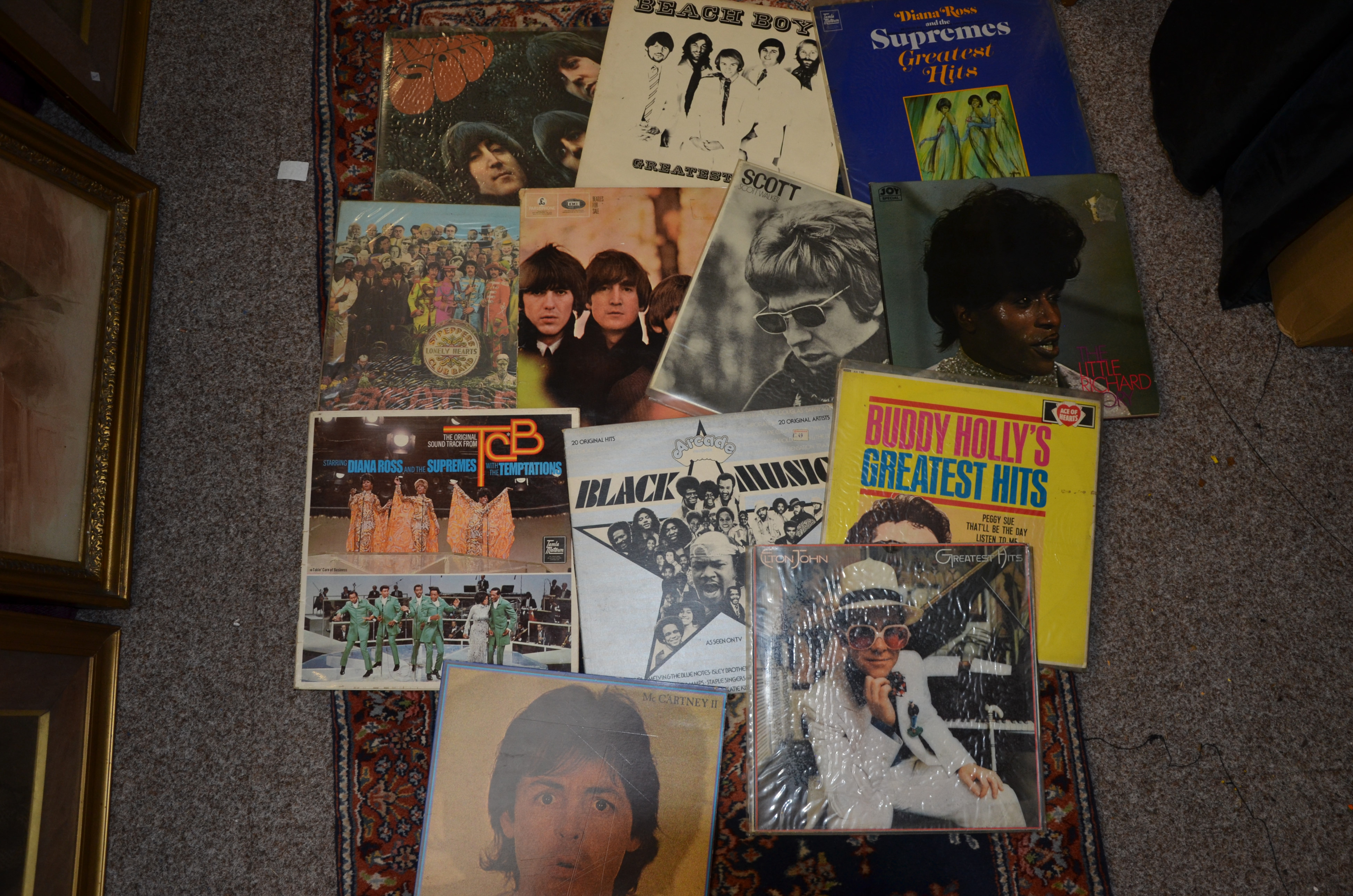 Records and Record player incl Beatles Rubber Soul and Lonely Hearts - Image 3 of 3