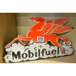 Mobilfuel Automobilia enamel sign 40cm