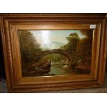 Oil painting by Adam Kwater ? 1886