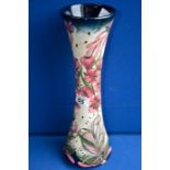 Moorcroft Rachel Bishop signed and boxed Floral vase 41cm