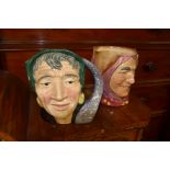 Royal Doulton Toby Jug, jugs x 2