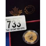 Boxed Royal Canadian Mint 10 Dollar 2016 Gold Coin - 8g