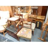 Victorian Mahogany commode chair