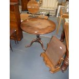 Georgian drop leaf table and mirror