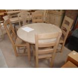 Dining table and chairs