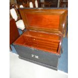 Tool chest with decorative interior