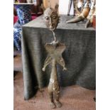 Late 19th Century Benin Bronze Ulodumay Tribal Figure
