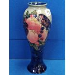 Vintage Moorcroft Peaches Vase