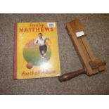 Buss & Elston Football Clacker plus Stanley Matthews book