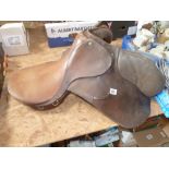 Leather saddle