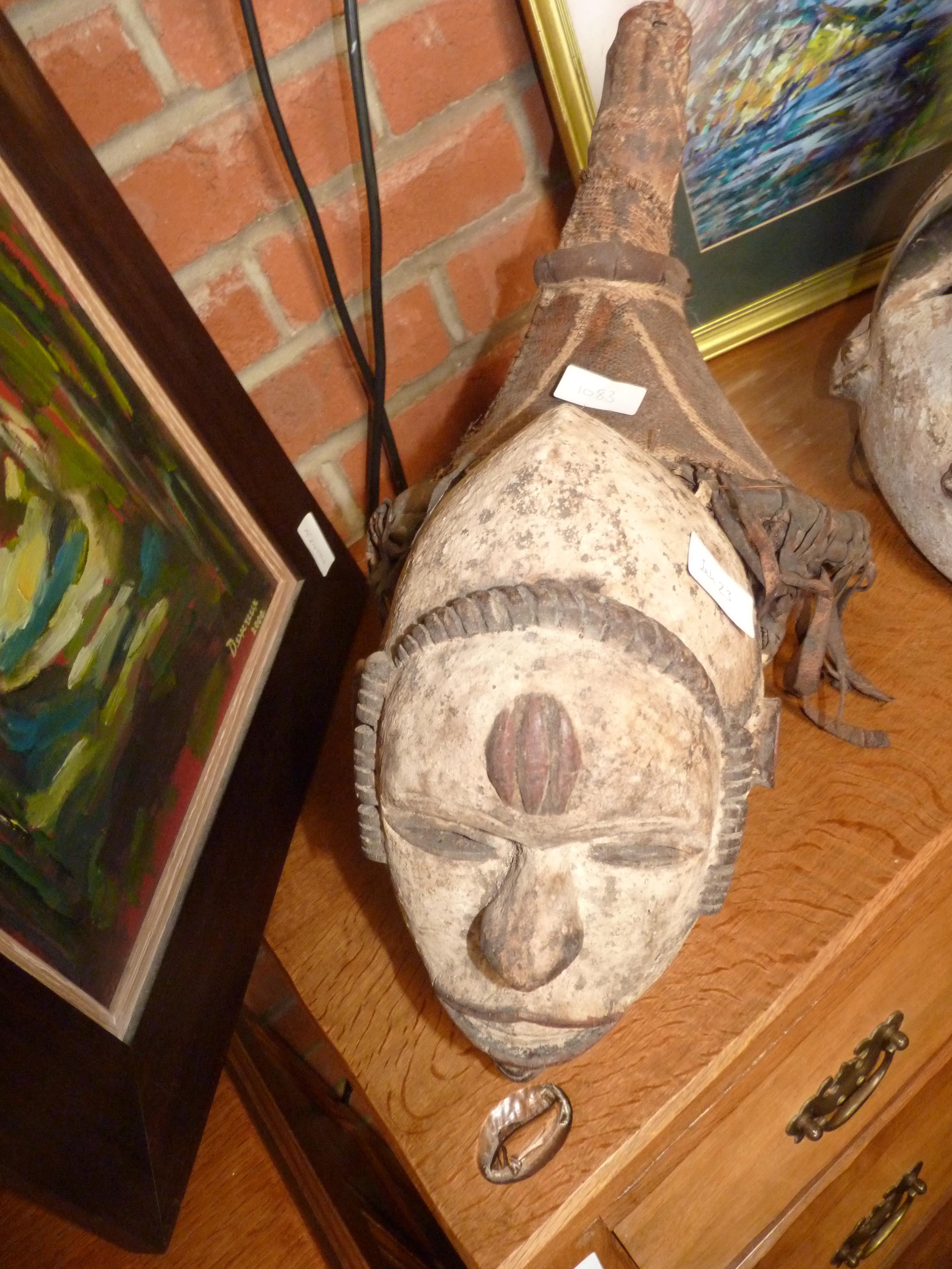 Large African Spiritual Healing Tribal Mask