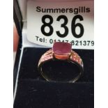 9ct Gold Ruby Ring