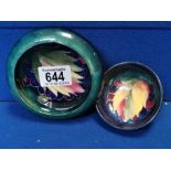 Pair of Moorcroft Pin Dishes