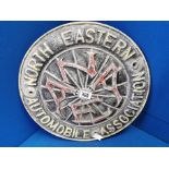 Alloy North Eastern Automobile Association AA Advertising Sign
