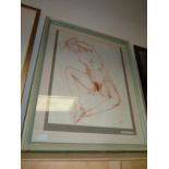 Female Nude Sketch - Marguerite Pendant Pause 1993