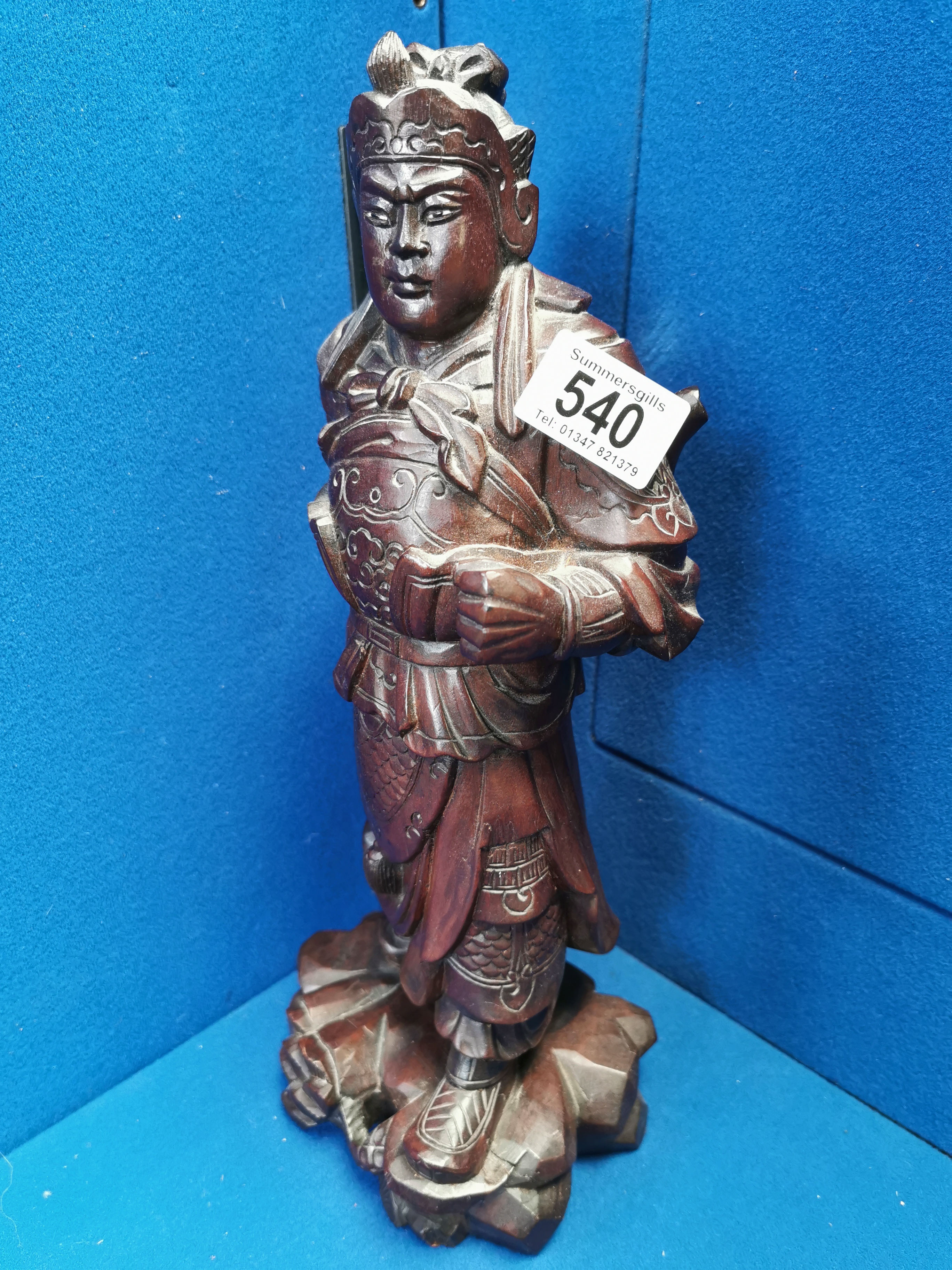 Carved Wooden Japanese Figure