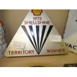 Shellshine 1973 territory winner sign
