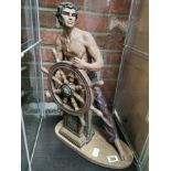 Large Lladro Sailor Figure - 52cm