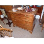 Georgain Mahogany chest of drawers