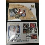 Queen Elizabeth II Coin & Stamp Set