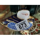 Royal Crown Derby Duck (gold stopper)