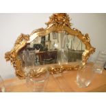 Gilt 1.6m x 0.6m mirror