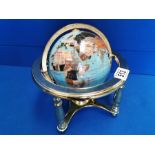 Miniature Gemstone Globe